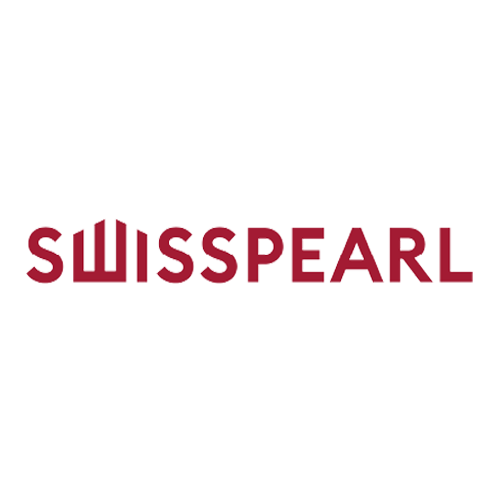 לוגו swisspearl - יצרן מוביל של לוחות פייבר צמנט
